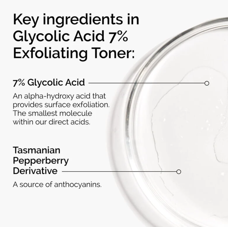 Glycolic Acid 7% Exfoliating Toner 100ml